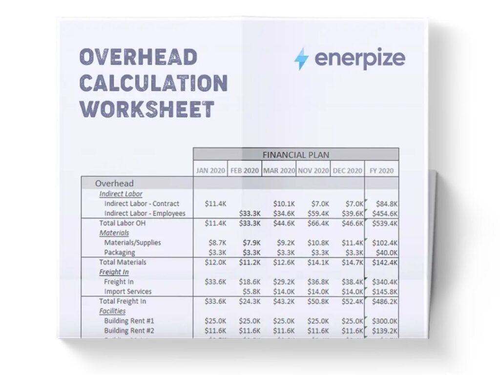 A plumber analyzing overhead costs on a laptop in a modern office space.